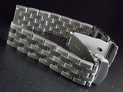 艾曼達精品~20mm 厚實有型代用ORIS懦夫救星BC3風格實心不鏽鋼錶帶單折安全扣使您手錶更MAN