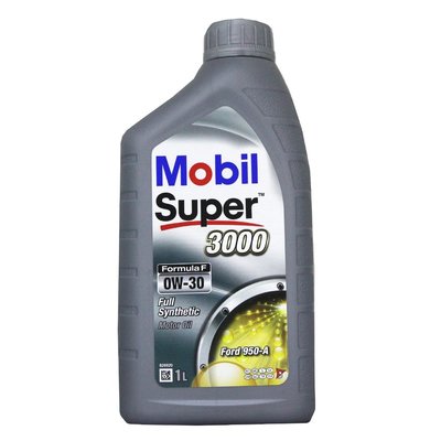 【易油網】MOBIL SUPER 3000 0W30 Formula F 全合成機油 FORD 950-A A5/B5