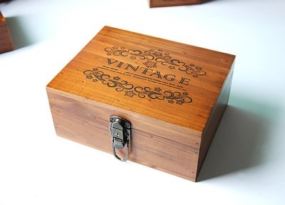 Boo zakka 生活雜貨 A4木盒木盒 收納木盒 收納盒 收納箱 鎖盒 原木 附鎖頭 生活雜貨 OBO02D3