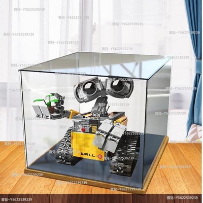 樂高21303瓦力機器人亞克力展示盒手辦模型樂.高透明收納盒防塵盒~正品 促銷