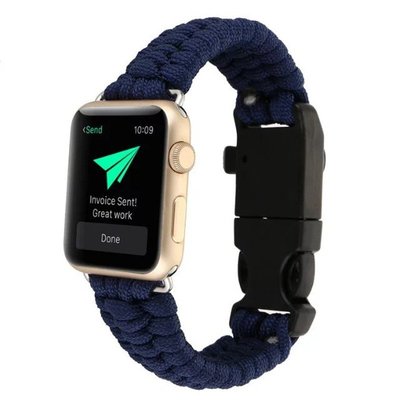 【現貨】蘋果錶帶apple watch 5尼龍錶帶 iwatch 40mm 44mm錶帶蘋果手錶1代2代3代4代通用錶帶