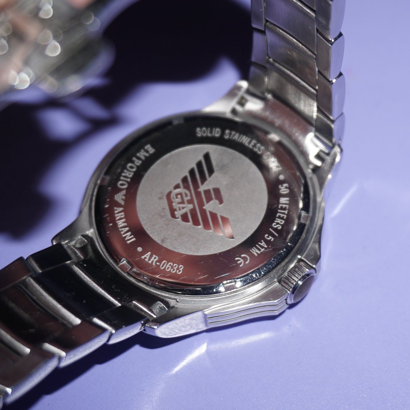 EMPORIO ARMANI エンポリオアルマーニ 腕時計 メンズ ホワイト文字盤 AR0633