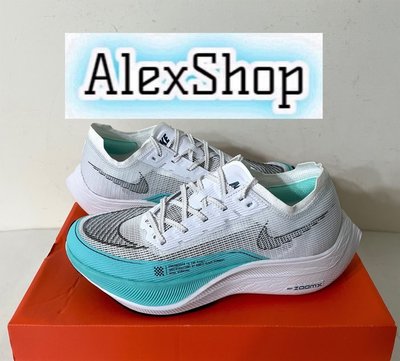 艾力克斯 NIKE ZOOMX VAPORFLY NEXT% 2 女 CU4123-101 白編織藍輕量慢跑鞋X5