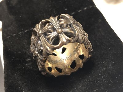 全新chrome hearts 9.25純銀戒指/購於日本銀座專賣店