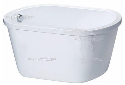 --villa時尚生活--0134 118cm 小尺寸獨立式浴缸 簡約時尚