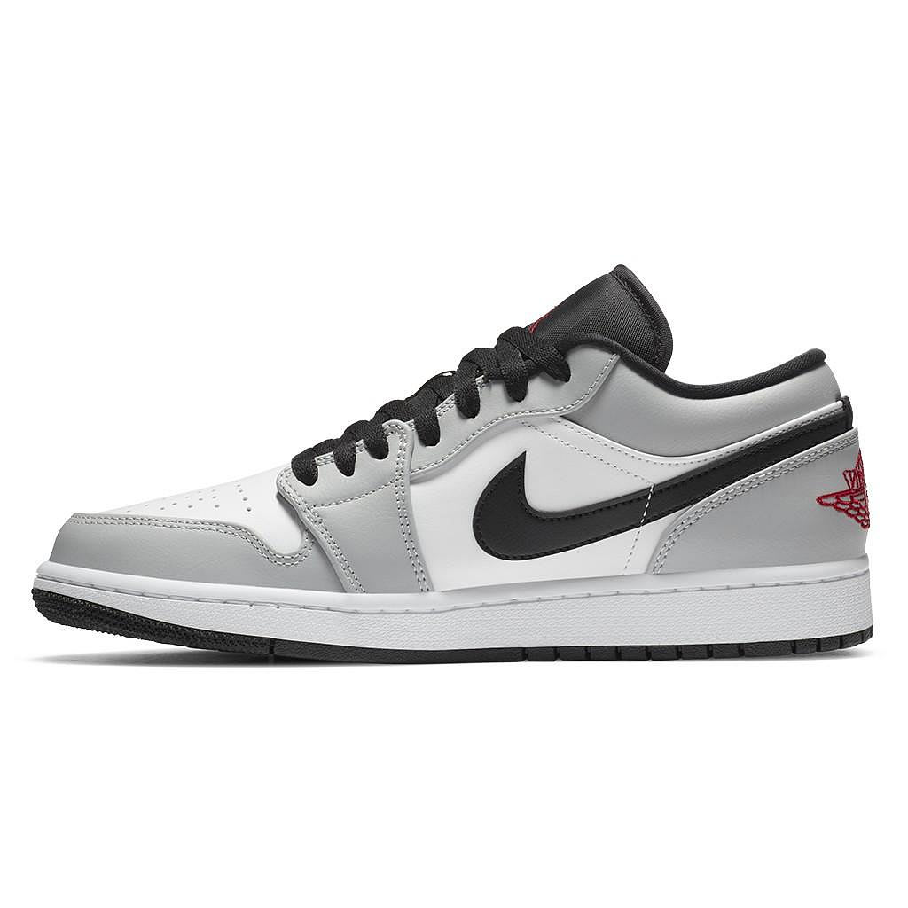 A-KAY0】NIKE AIR JORDAN 1 LOW LIGHT SMOKE GREY 白黑灰【553558-030