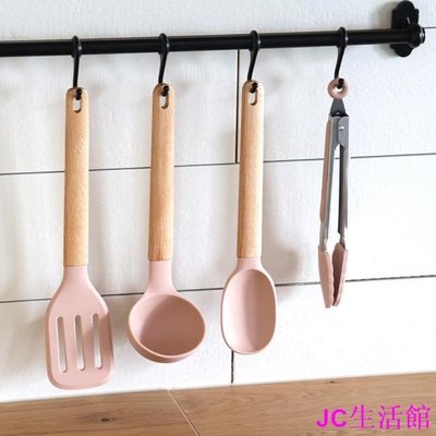 韓國WOODY PINK 料理工具組 4件組 新款上市 乾燥玫瑰 廚房餐具 矽膠餐具 料理用具-雙喜生活館