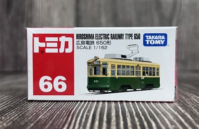 《HT》TOMICA 多美小汽車NO66 廣島電鐵 電車650形 102557