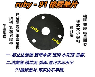 ruby-91 LOFT DIY 工業風 法蘭盤 法蘭片 墊片 專用橡膠墊片