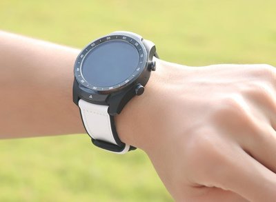 Amazfit華米智能運動手錶2硅膠貼皮錶帶磨砂皮車線膠錶帶