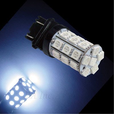 【PA LED】3157 美規 雙芯 30晶 90晶體 SMD LED 白光 煞車燈 尾燈 後燈 尺寸小 晶片多