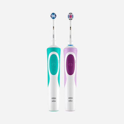 牙刷【自營】OralB歐樂B電動牙刷D12成人旋轉式情侶D100聲波潔齒