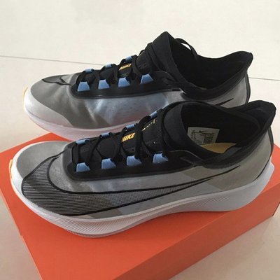 【正品】Nike Zoom Fly 3 黑藍 運動 球 跑AT8240-102潮鞋
