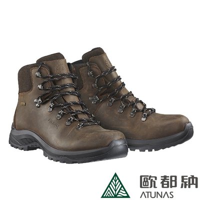 (登山屋)ATUNAS歐都納男款專業全皮登山鞋/防水鞋(A1GCBB08M棕)