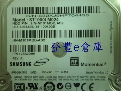 【登豐e倉庫】 YF22 Samsung ST1000LM024 1TB SATA2 筆電硬碟