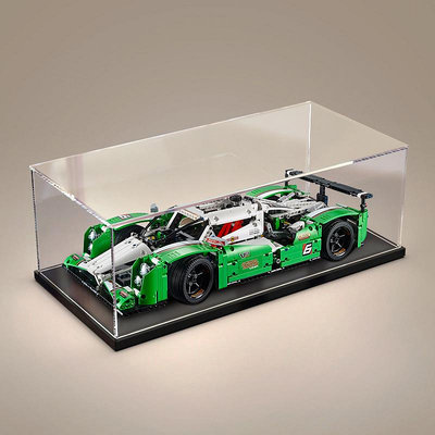 亞克力防塵盒適用樂高42039全天候賽車展示模型玩具透明
