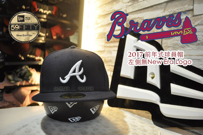 New Era x MLB Atlanta Braves AC-On Field Cap亞特蘭大勇士隊深藍球員帽17年式