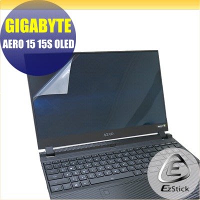 【Ezstick】GIGABYTE AERO 15 15S OLED 靜電式筆電LCD液晶螢幕貼 (可選鏡面或霧面)