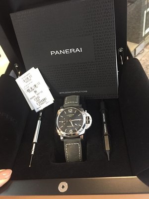 典精品名店 Panerai 沛納海 LUMINOR GMT PAM00535 42mm 腕錶 手錶 經典款 現貨