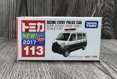 《HT》TOMICA 多美小汽車 NO113 SUZUKI 鈴木 警車 860068