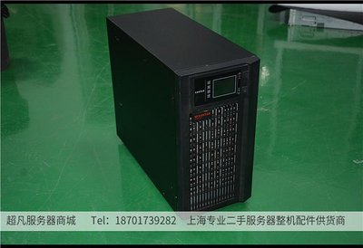 電腦零件SANTAK山特在線式UPS電源 10KVA/9KW C10KS(6G) 單進單出外接192V筆電配件