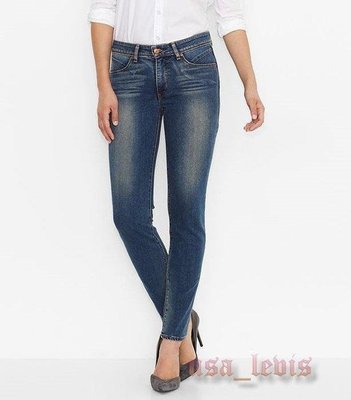 【高價W25L32現貨】美國Levis Revel 塑形Curve Skinny 深藍緊身提臀窄管丹寧牛仔褲煙管褲