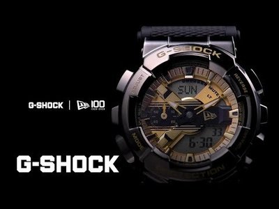 【上品鐘錶】CASIO 卡西歐 G-SHOCK GM-110NE-1APR New Era聯名款錶 日本機芯 防水200