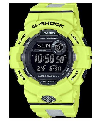 CASIO手錶公司貨附保證卡及發票G-SHOCK藍芽錶 計步器 GBD-800LU-9A ~GBD-800