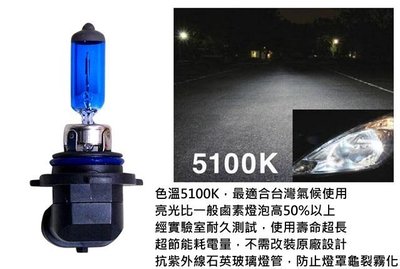 【廠商特價】日本 MIRAREED GWL 5100K超白光燈泡 HB4 9006 55W HID色光 50%亮度