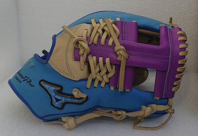 MIZUNO PRO ORDER 美津濃日製硬式一級內野手套 波賀工廠HAGA耕作印 絕版奧運藍標 長約11.5吋