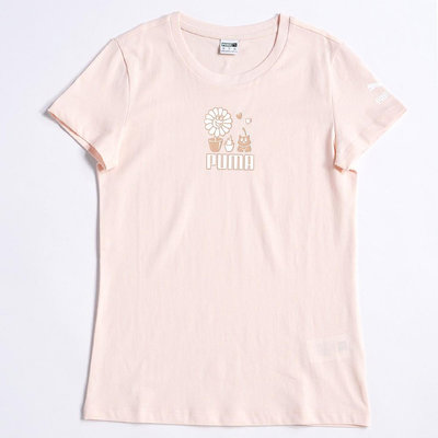PUMA 流行系列 Summer Streetwear 女款 印花 短袖上衣 T恤 歐規 53255227