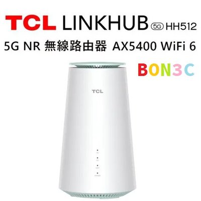 〝現貨〞隨貨附發票 TCL LINKHUB HH512 5G NR 無線分享路由器 AX5400 WiFi 6 光華