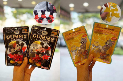 水金鈴小舖 日本零食 限定 現貨 日本 迪士尼 4D 軟糖 水果軟糖 米奇 湯姆與傑利