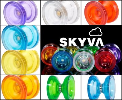 奇妙的溜溜球世界 MagicYoYo 透明版Skyva 專業級塑膠球 高品質 性能佳 漂亮 顏色多樣 可頂指 送四大贈品