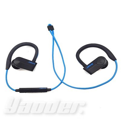【福利品】JABRA Sport Pace Wireless 藍 無線藍牙防汗防雨運動型耳機 送收納盒 耳塞