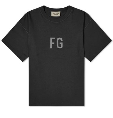 Fear of god fg 3M 反光字體 短袖T恤 黑色 短T t-shirt 全新正品 fog tee 炫彩 富貴