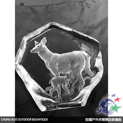【清倉特價】詮國 - 瑞典Mats Jonasson全鉛水晶玻璃手工雕刻水晶 / 小鹿斑比 / XB011