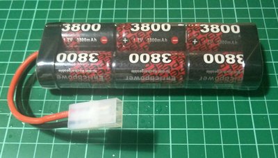 RCBS 全新 EP 7.2V 3800mah 鎳氫電池 田宮頭 高CP值電池系列