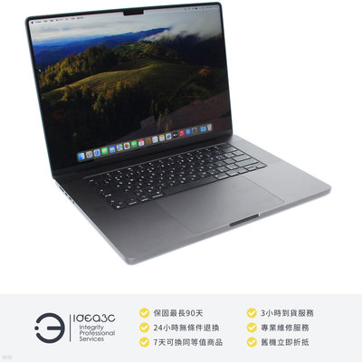 「點子3C」MacBook Pro 16吋 M3 Pro 太空黑【原廠保固到2025年01月】18G 512G SSD MRW13TA 2023年款 DL948