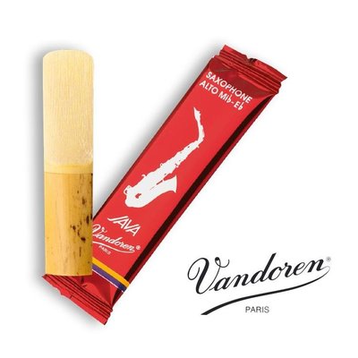 【現代樂器】法國Vandoren Java Red 紅盒 Alto Sax 中音薩克斯風 竹片 單片裝 全新真空包裝