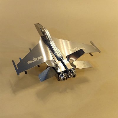 現貨 殲十五戰斗機合金模型不銹鋼飛機金屬玩具成品YIWANHE