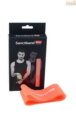 【Live168市集】發票價 原廠品質保證 Sanctband 環狀拉力帶 亮橘(超輕型) 運動用品 拉力帶 肌力訓練