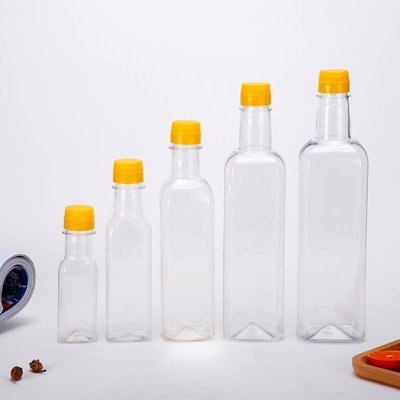 現貨 油壺山茶油瓶橄欖油壺500ML毫升塑料空瓶子1斤裝酵素分裝瓶亞麻籽油瓶簡約