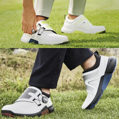 伊麗莎白~新款 ECCO BIOM Hybrid 4 PF BOA 高爾夫球鞋 GOLF男鞋 休閒鞋 輕巧耐穿 真皮皮革 新穎設計