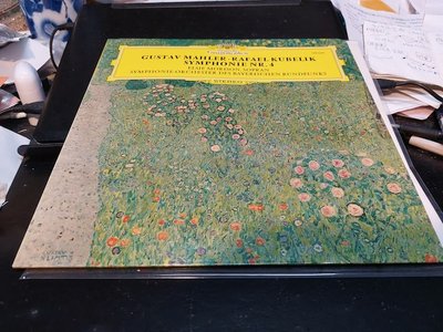 售留聲機雜誌得獎 銘盤庫貝利克 馬勒 4號交響曲 黑膠LP Mahler Syn. 4