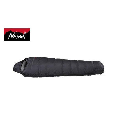 【精選好物】NANGA x 山溪 - Aurora 600DX 全黑款 常規版 加長版 防潑水睡袋 冬季露營 登山 高海