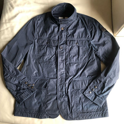 [品味人生2] 保證正品 Moncler 黑色  登山 風衣 外套 夾克 size 2