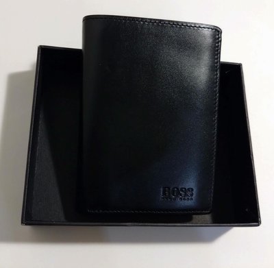 Hugo Boss 男零錢包皮夾［未使用過但放了一段時間］（可放六張卡片、有網袋）