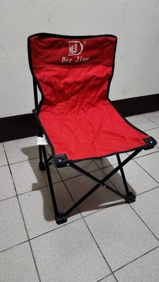 德晉 DJ-6706 DJ6706 迷你 兒童 摺疊椅 折疊椅 折合椅 附袋 紅色