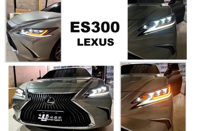 小傑車燈-新 LEXUS ES ES200 ES300 18 19 20年 LED 單眼 升級 三眼 流光燈 魚眼 大燈 頭車